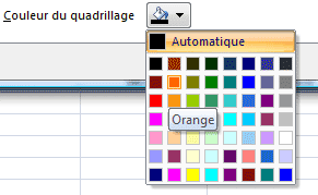 Choisissez votre couleur du quadrillage des lignes Choisissez votre couleur du quadrillage des lignes