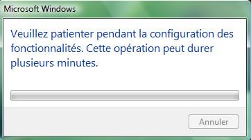 Capture d'écran - Mise à jour des fonctionnalités Windows Capture d'écran - Mise à jour des fonctionnalités Windows