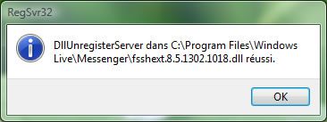 Capture d'écran - Menu Démarrer, saisie de la commande Capture d'écran - Confirmation du message de suppression