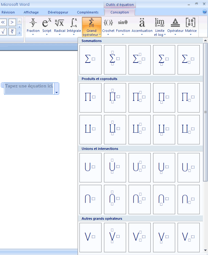 Partie Structures du module Equation Partie Structures du module Equation