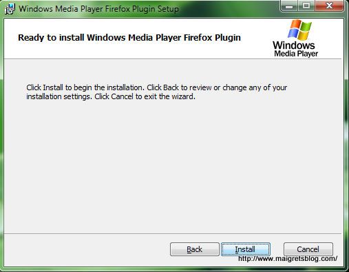 Capture décran - Installation du plugin Windows Media Player pour Firefox Capture décran - Installation du plugin Windows Media Player pour Firefox