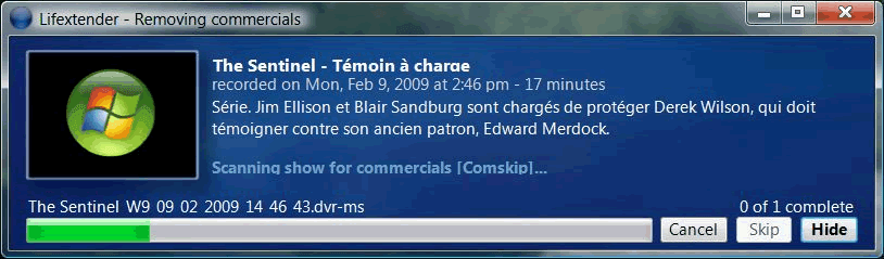 Suppression en cours des publicités Suppression en cours des publicités