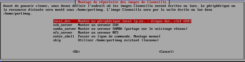 Capture décran - Choix du support de sauvegarde Capture décran - Choix du support de sauvegarde