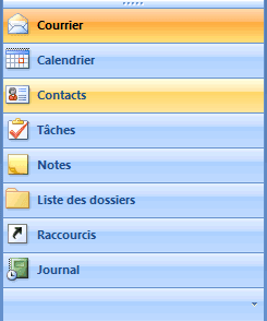 Capture décran - Contacts Outlook 2007 Capture décran - Contacts Outlook 2007