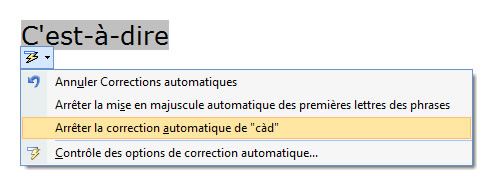 Capture décran - Test de la fonction de correction automatique nouvellement créée Capture décran - Test de la fonction de correction automatique nouvellement créée