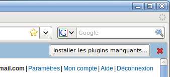 Capture décran - Mozilla Firefox, nécessité du plugin Flash Capture décran - Mozilla Firefox, nécessité du plugin Flash