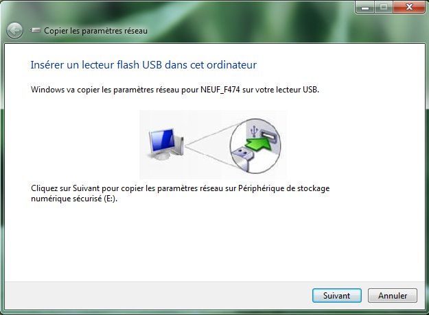 Capture décran - Assistant dexportation de profil réseau Capture décran - Assistant dexportation de profil réseau