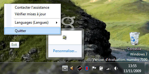 Capture décran - Options de CSMenu Capture décran - Options de CSMenu