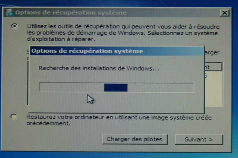 Photographie - Disque de réparation Windows Photographie - Disque de réparation Windows