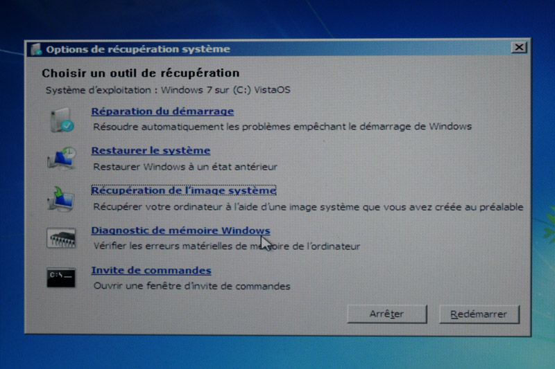 Photographie - Disque de réparation Windows Photographie - Disque de réparation Windows