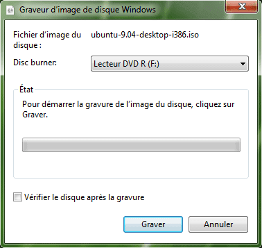 Capture décran - Gravure dun fichier ISO (étape 2) Capture décran - Gravure dun fichier ISO (étape 2)