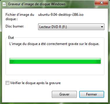 Capture décran - Gravure dun fichier ISO (étape 4) Capture décran - Gravure dun fichier ISO (étape 4)