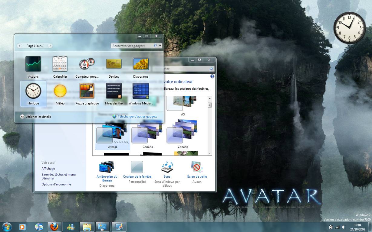 Capture décran - Thème Avatar pour Windows 7 Capture décran - Thème Avatar pour Windows 7