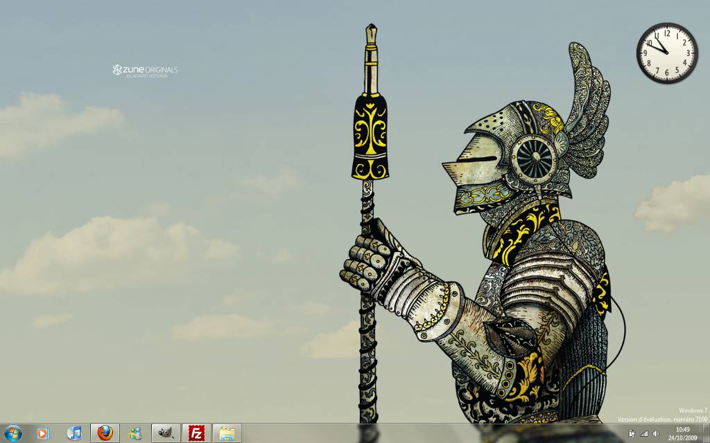 Capture décran - Thème Zune Characters pour Windows 7 Capture décran - Thème Zune Characters pour Windows 7