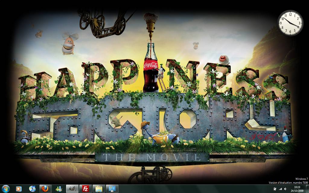 Capture décran - Thème Happiness Factory pour Windows 7 Capture décran - Thème Happiness Factory pour Windows 7