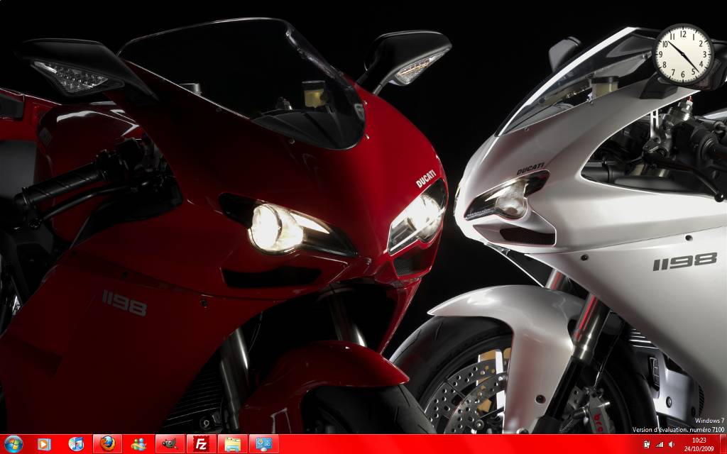 Capture décran - Thème Ducati pour Windows 7 Capture décran - Thème Ducati pour Windows 7