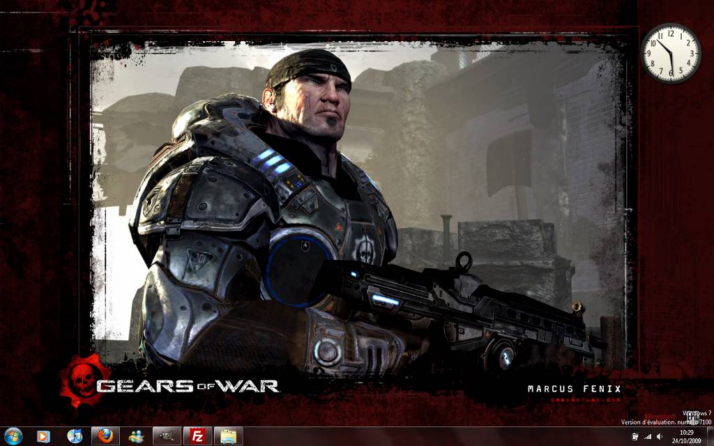 Capture décran - Thème Gears of War pour Windows 7 Capture décran - Thème Gears of War pour Windows 7