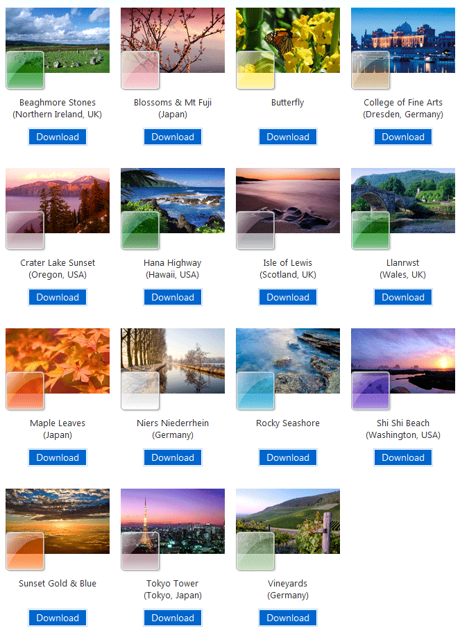 Capture décran - Site officiel Microsoft : Personalize your PC Capture décran - Site officiel Microsoft : Personalize your PC
