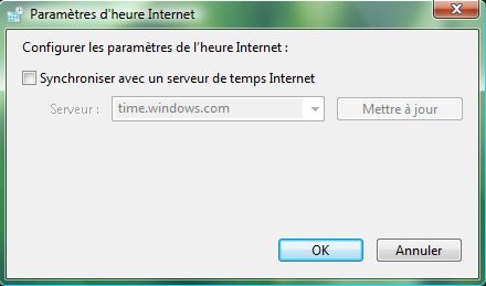 Capture décran - Désynchronisation de lhorloge avec les serveurs de temps Capture décran - Désynchronisation de lhorloge avec les serveurs de temps